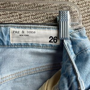 Rag and Bone Alissa jeans size 26 High Rise Barrel Leg